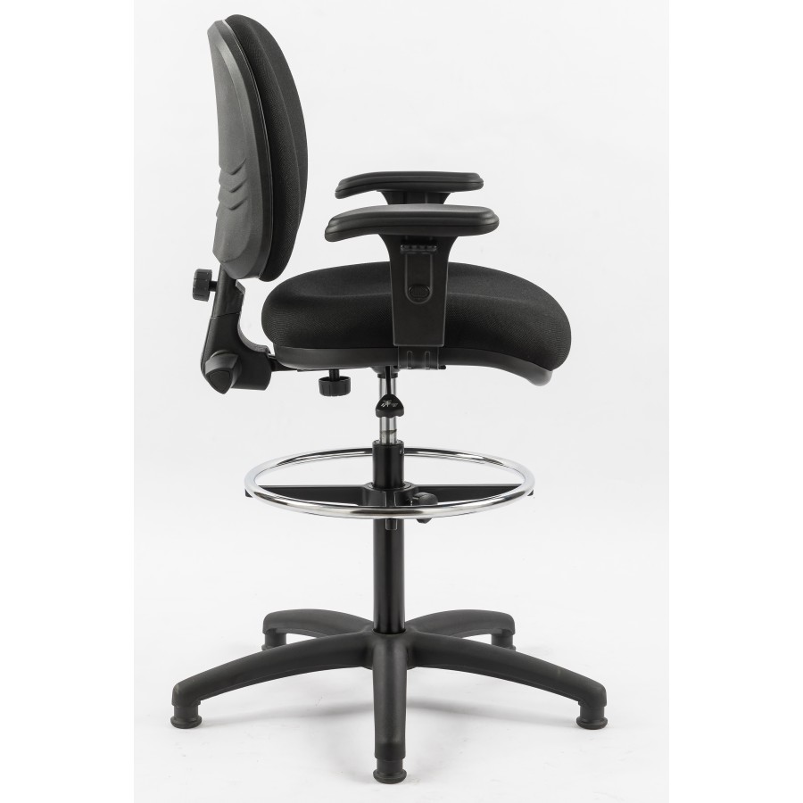 Ergo Line Fabric Draughtsman Chair